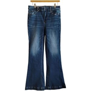 American Eagle Womens 10 Super Hi-Rise Flare Stretch Denim Jeans Pants